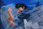 Yusuke lutando para ser discpulo de Gen Kai.