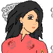 Tamzin, dark haired eurasian woman