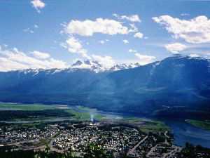 The city of Revelstoke from Mount Revelstoke, Revelstoke National Park